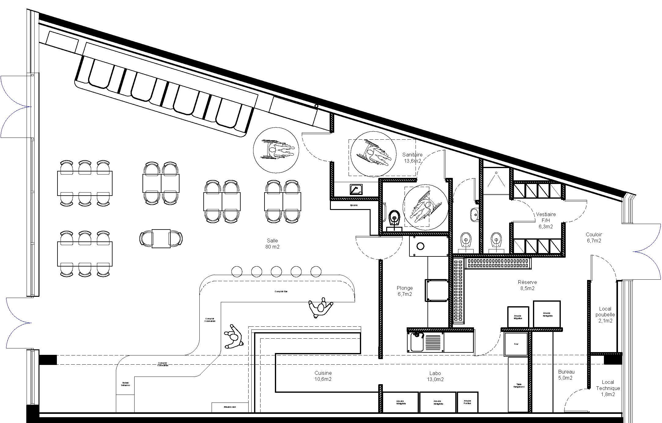 Projet Comptoir Volant plan